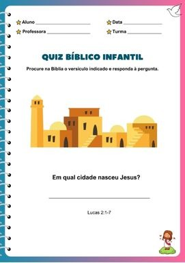 Amostra Quiz Bíblico
